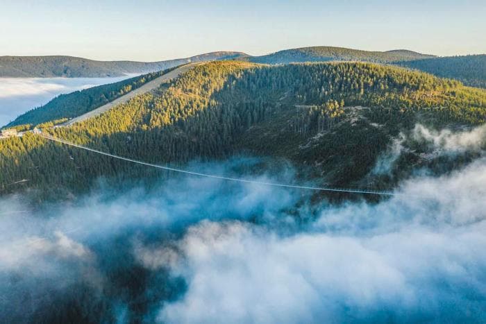 Tšehhis avatakse maailma pikim, 721 meetrine rippsild